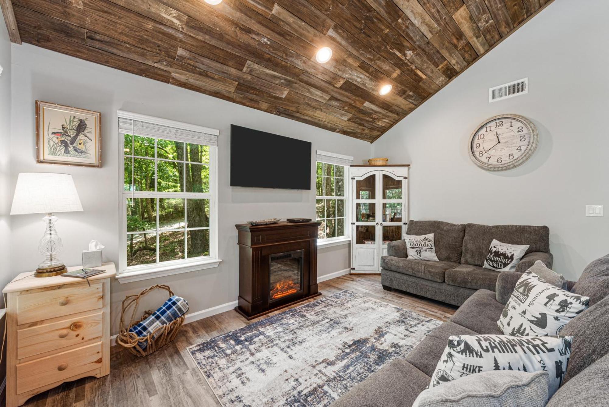 Coyote Cabin At Woodland Retreat At Desoto Beside Desoto State Park Fort Payne Ngoại thất bức ảnh