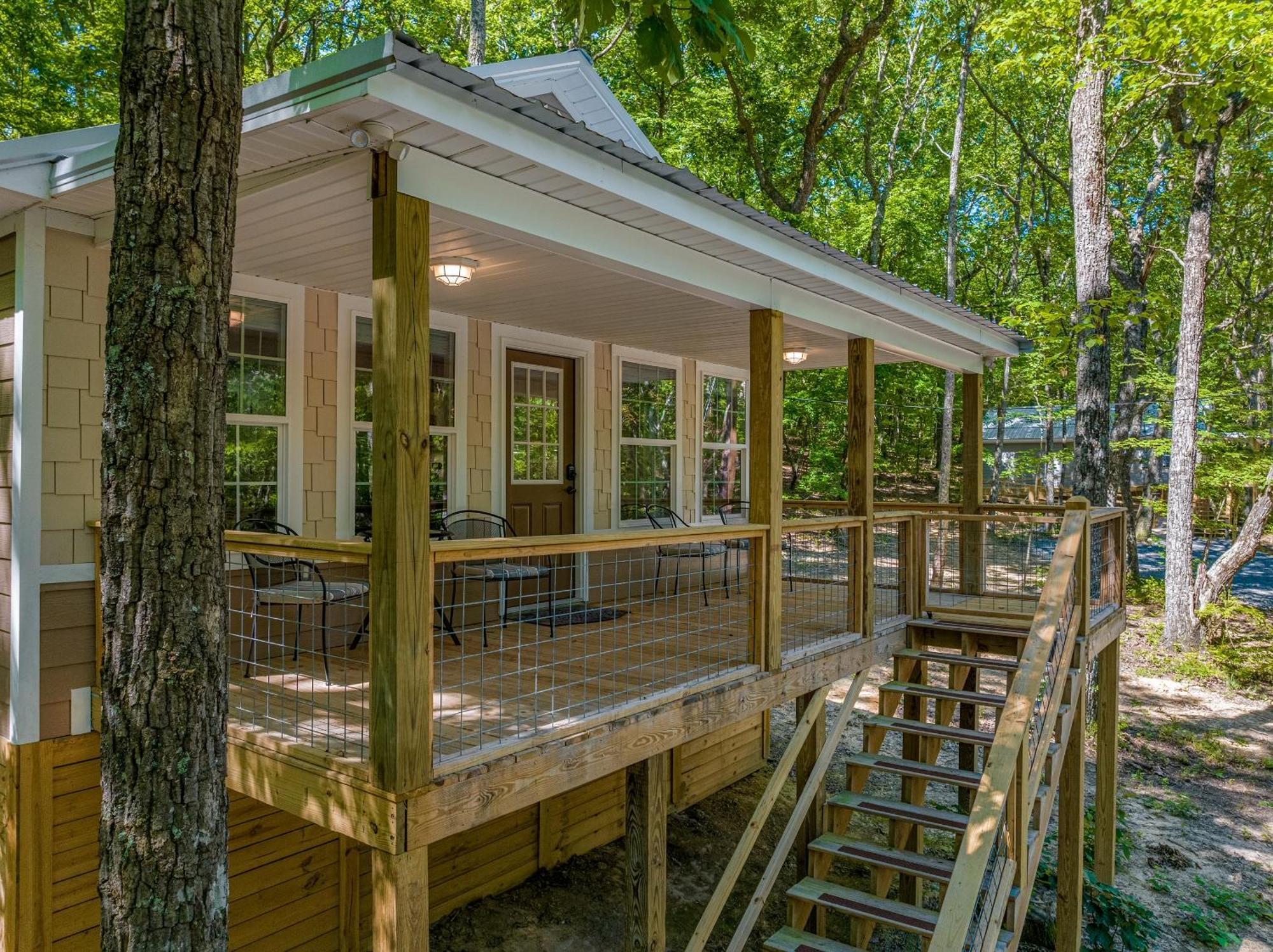 Coyote Cabin At Woodland Retreat At Desoto Beside Desoto State Park Fort Payne Ngoại thất bức ảnh