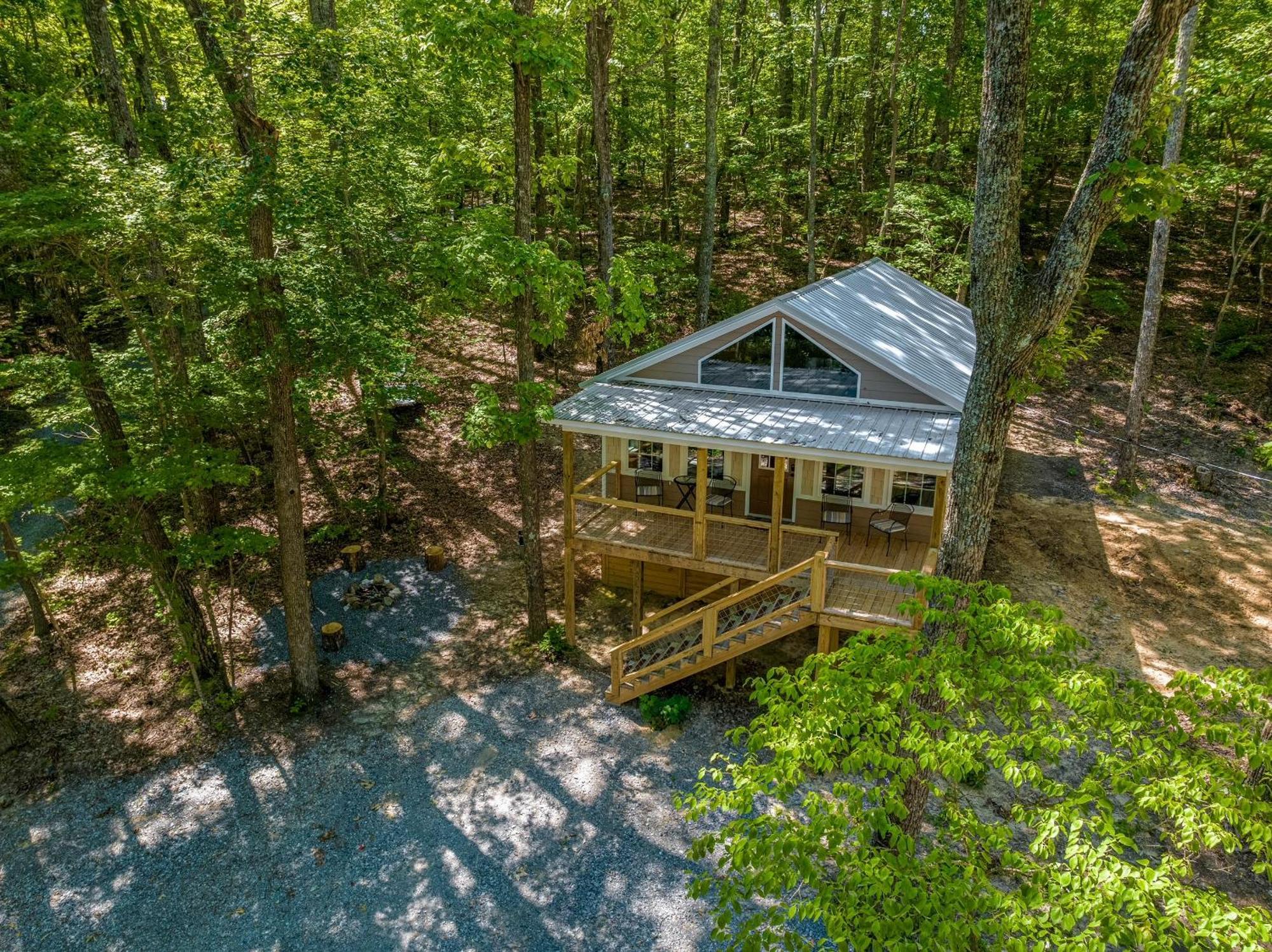 Coyote Cabin At Woodland Retreat At Desoto Beside Desoto State Park Fort Payne Ngoại thất bức ảnh